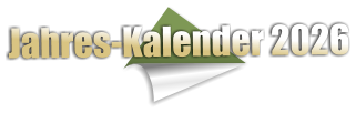 Jahres-Kalender 2026